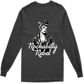 ROCKABILLY REBEL LONG SLEEVE T SHIRT