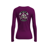 Biker Babes Sports Purple Collection Long sleeve Raglan T Shirt