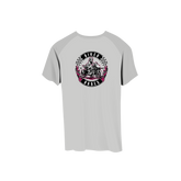 Biker Babes Sports Hot Pink Collection Short Sleeve Raglan T Shirt