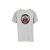 Biker Babes Sports Red collection Short Sleeve Raglan T Shirt