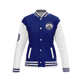 Biker Babes Sports Blue Collection Custom Made Ladies Baseball Jacket