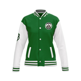 Biker Babes Sports Green Collection Custom Made Ladies Baseball Jacket
