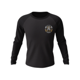 Biker Riders Long Sleeve Raglan T shirt