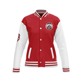 Biker Babes Sports Red Collection Custom Made Ladies Baseball Jacket