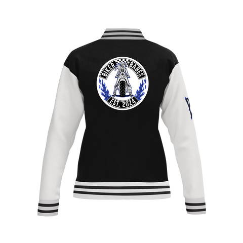 Biker Babes Original Blue Collection Custom Made Ladies Baseball Jacket