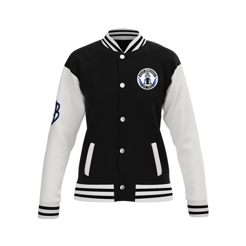 Biker Babes Original Blue Collection Custom Made Ladies Baseball Jacket