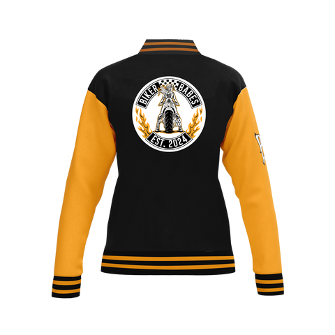 Biker Babes Original Collection Custom Made Ladies Baseball Jacket