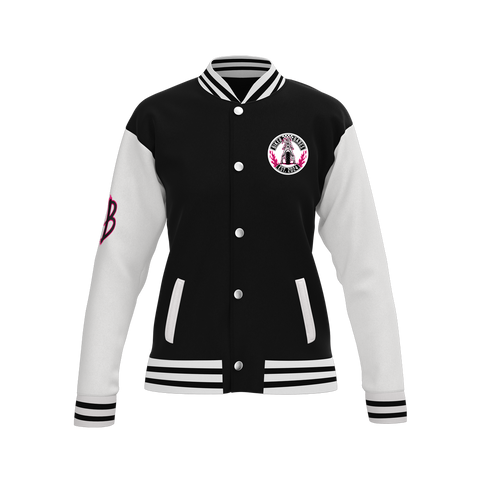 Biker Babes Pink Collection Custom Made Ladies Baseball Jacket
