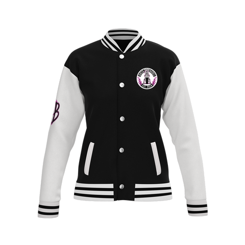 Biker Babes Original Purple Collection Custom Made Ladies Baseball Jacket