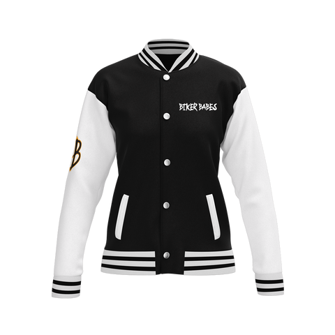 Biker Babes Original Collection Custom Made Ladies Baseball Jacket