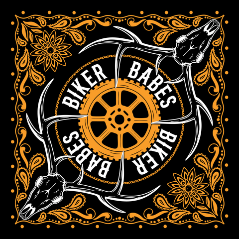 Biker Babes Head Scarf Bandana