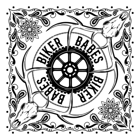 Biker Babes Head Scarf Bandana