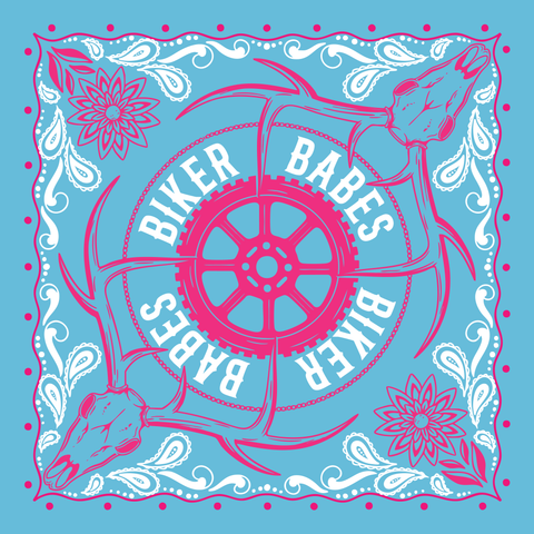 Biker Babes Head Scarf Bandana