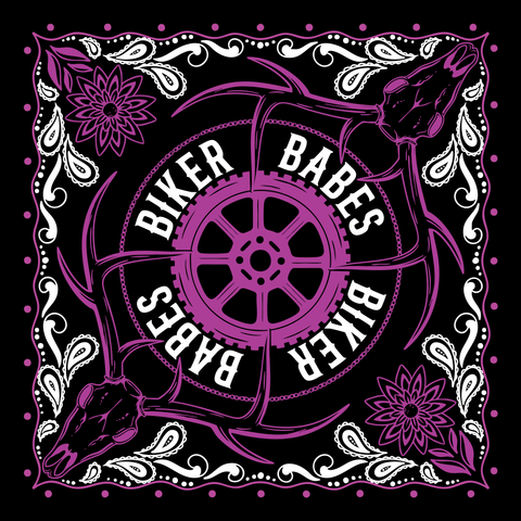 Biker Babes Head Scarf Bandana