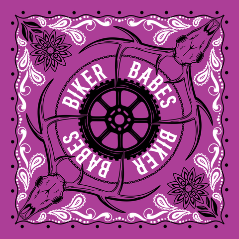 Biker Babes Head Scarf Bandana