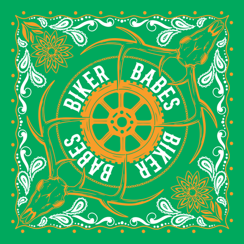 Biker Babes Head Scarf Bandana