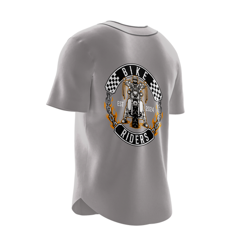 Bike Riders Baseball Shirt Short Sleeve