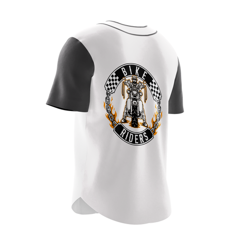 Bike Riders Baseball Shirt Short Sleeve