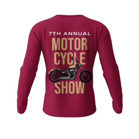 2026 Batabit Motorcycle Show Long Sleeve cotton T shirt