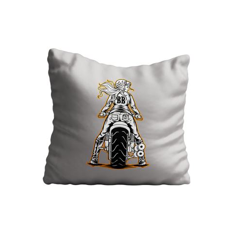 Biker Babes Rider Cushion