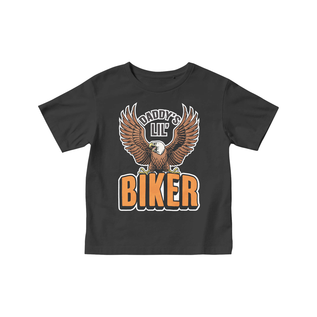 'Daddy's Lil Biker' Children's Short Sleeve T shirt