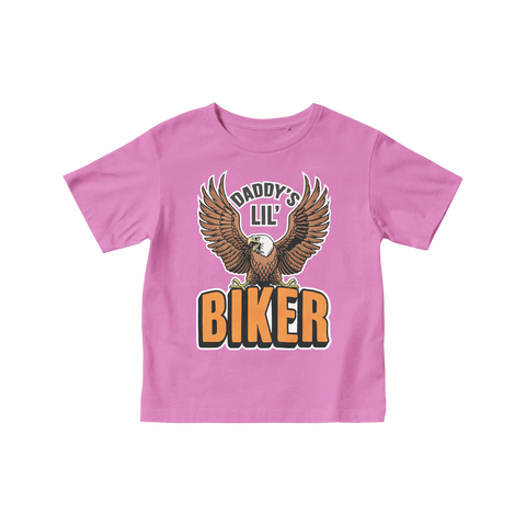 'Daddy's Lil Biker' Children's Short Sleeve T shirt