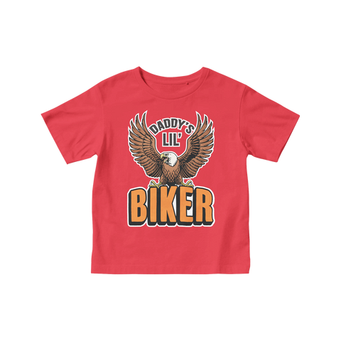 'Daddy's Lil Biker' Children's Short Sleeve T shirt