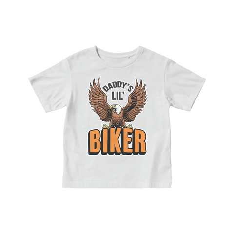 'Daddy's Lil Biker' Children's Short Sleeve T shirt