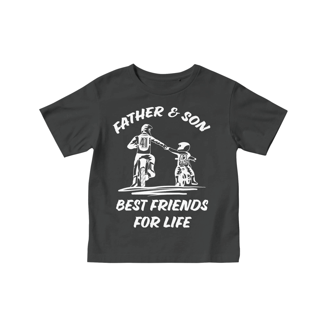Father & Son Best friends for life' Children's Short Sleeve T shirt
