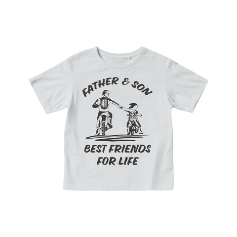 Father & Son Best friends for life' Children's Short Sleeve T shirt