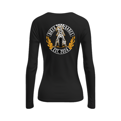 Biker Babes Original Collection Long sleeve Raglan T Shirt