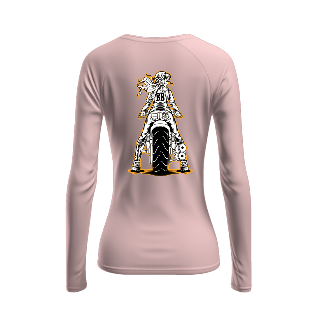 Biker Babes Rider Long sleeve T Shirt