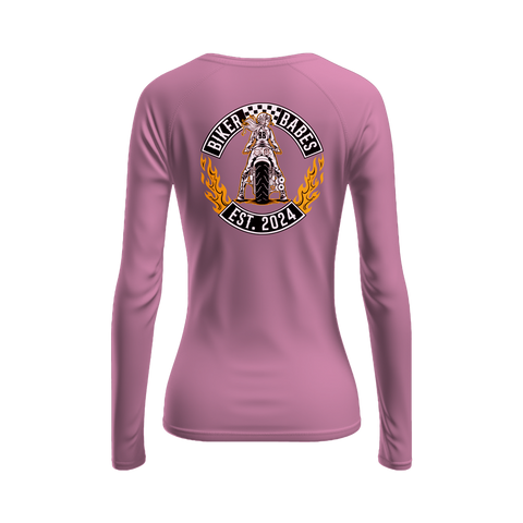 Biker Babes Original Collection Long sleeve Raglan T Shirt