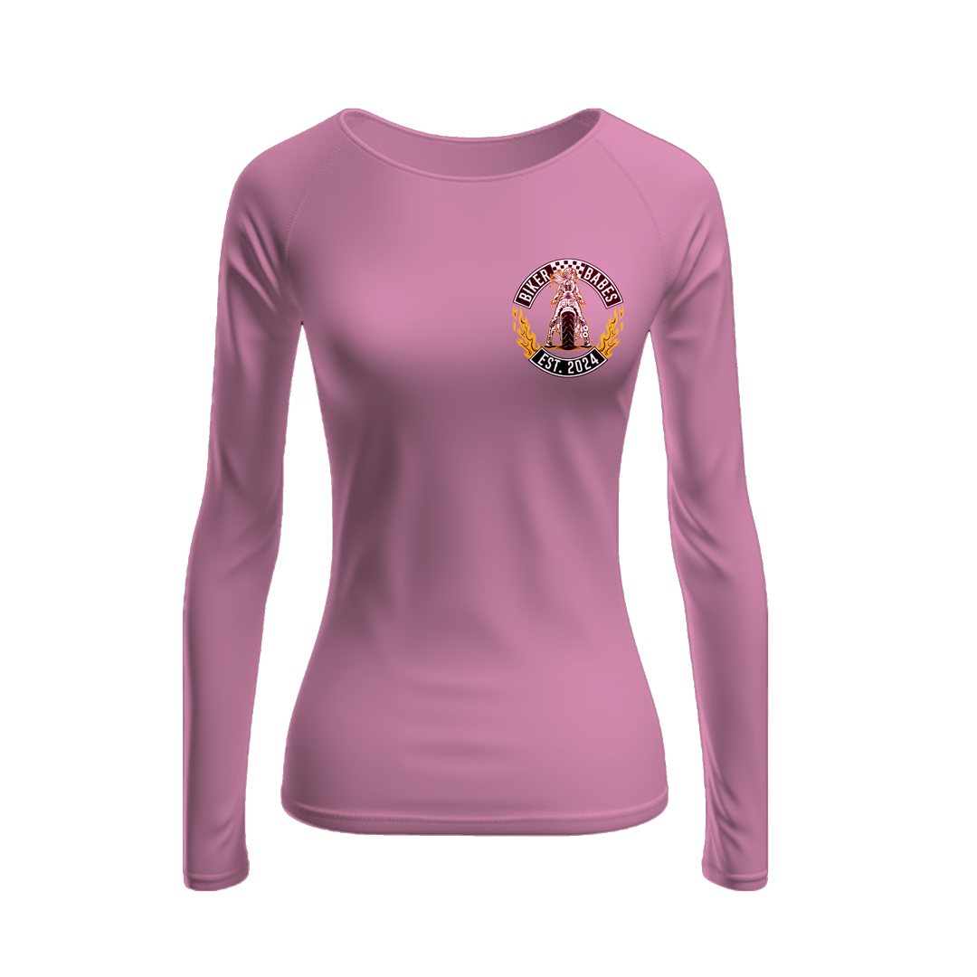 Biker Babes Original Collection Long sleeve Raglan T Shirt
