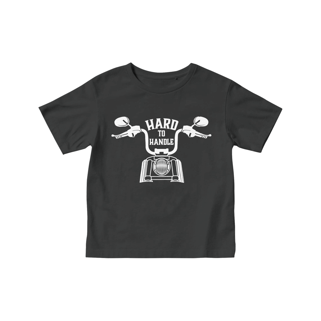 'Hard to handle' Children's Short Sleeve Bikers T shirt