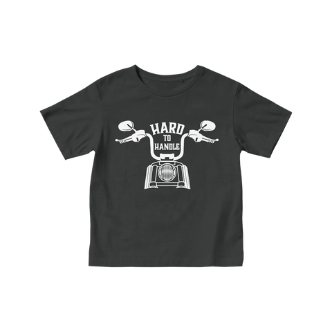 'Hard to handle' Children's Short Sleeve Bikers T shirt