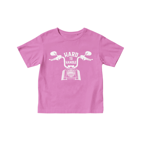 'Hard to handle' Children's Short Sleeve Bikers T shirt
