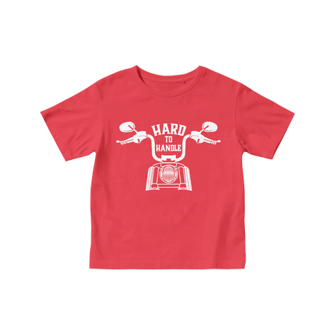 'Hard to handle' Children's Short Sleeve Bikers T shirt