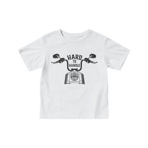 'Hard to handle' Children's Short Sleeve Bikers T shirt