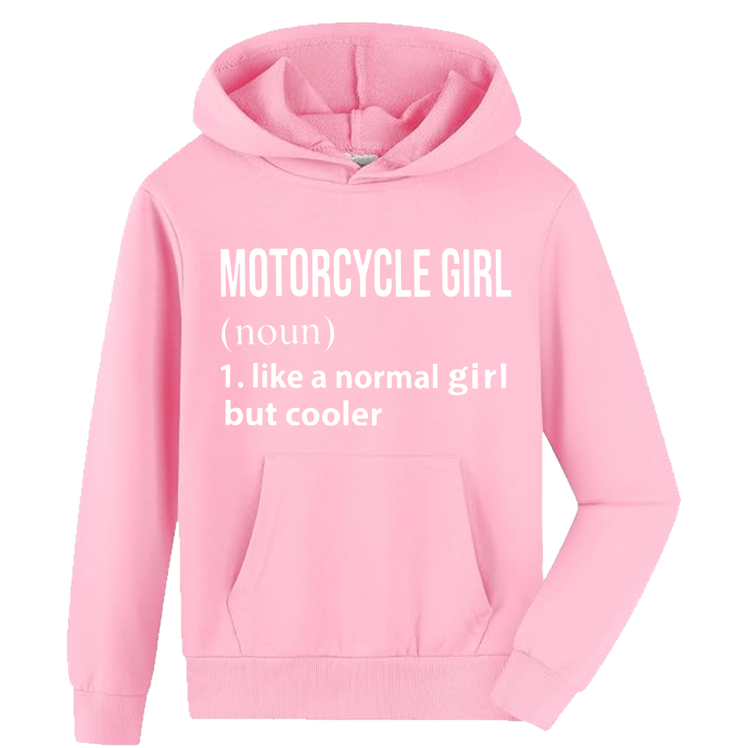 Motorcycle Girl Hoodie