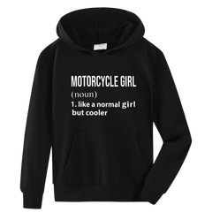 Motorcycle Girl Hoodie