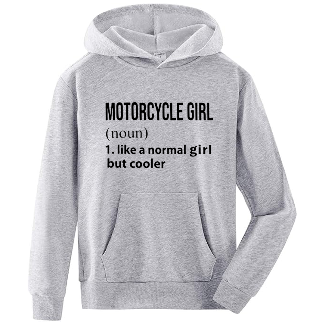 Motorcycle Girl Hoodie