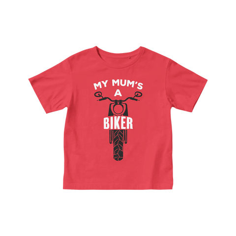 'My Mum's a Biker' Children's Short Sleeve Bikers T shirt