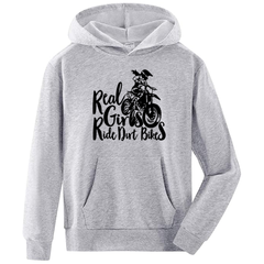 REAL GIRLS RIDE DIRT BIKES HOODIE