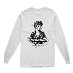 ROCKABILLY REBEL LONG SLEEVE T SHIRT