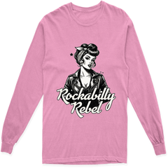 ROCKABILLY REBEL LONG SLEEVE T SHIRT