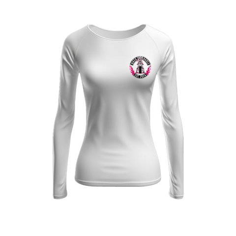 Biker Babes Hot Pink Collection Long sleeve Raglan T Shirt