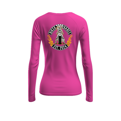 Biker Babes Original Collection Long sleeve Raglan T Shirt
