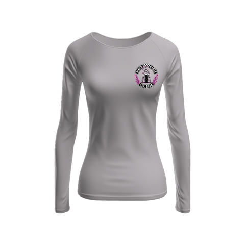 Biker Babes Purple Collection Long sleeve Raglan T Shirt