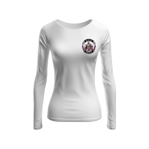 Biker Babes Sports Purple Collection Long sleeve Raglan T Shirt